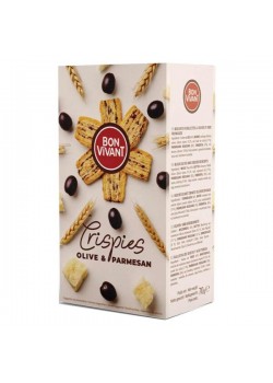 Bon Vivant Crispies Olive & Parmesan 70 gr