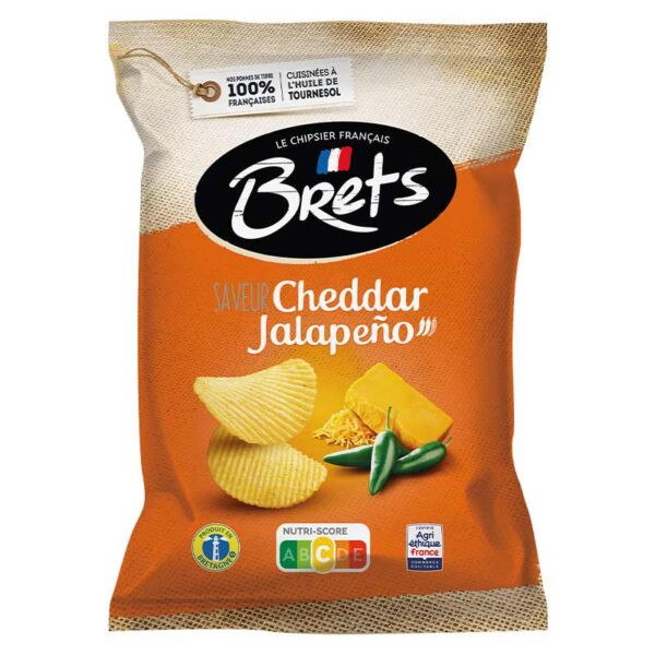 Brets Cheddar-Jalapeno 125 gr