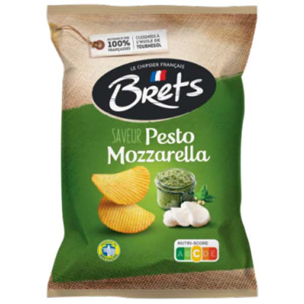 Brets Pesto-Mozzarella 125 gr