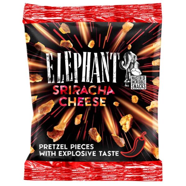 Elephant Sriracha Cheese Pretzel 125 gr