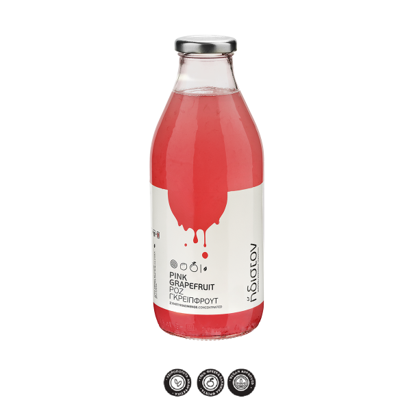 Ήδιστον Pink Grapefruit-Stevia 0.75 LT