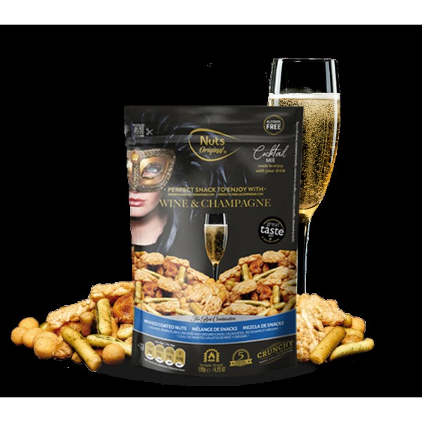 Nuts with Wine & Champagne 120 gr