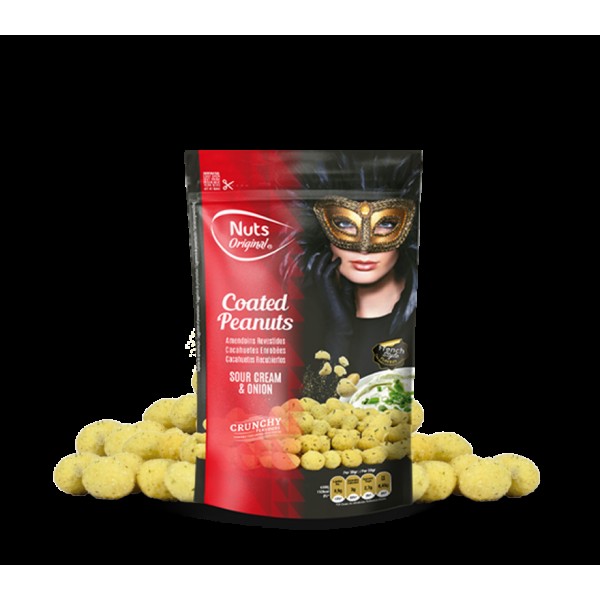 Nuts Peanuts with Sour Cream & Onion 125 gr
