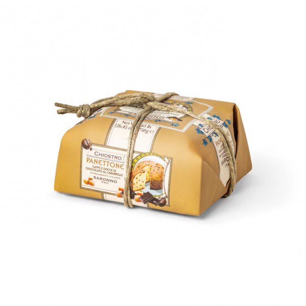 Panettone Chiostro Caffe-Chocolate-Caramel 750 gr