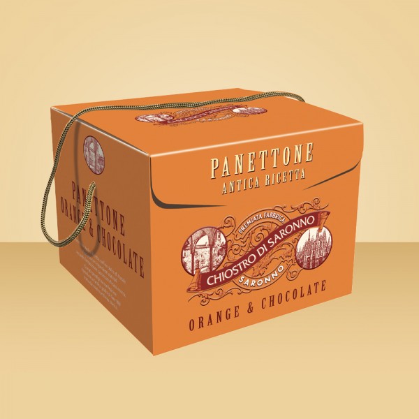 Panettone Chiostro Orange-Chocolate 750 gr