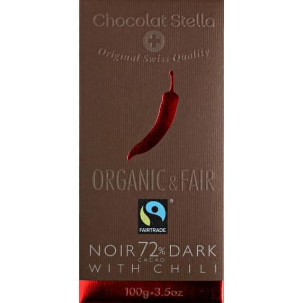 Stella Dark Chocolate-Chili 100 gr