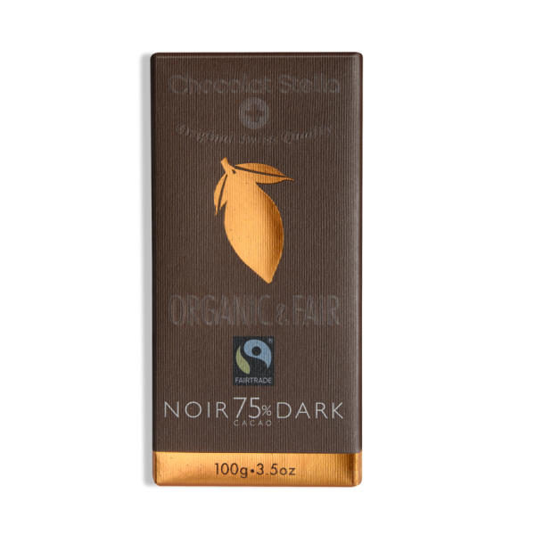 Stella Dark Chocolate 75% Cacao 100 gr