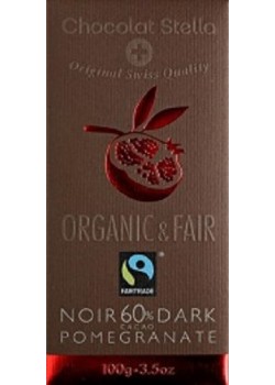 Stella Dark Chocolate-Pomegranate 100 gr