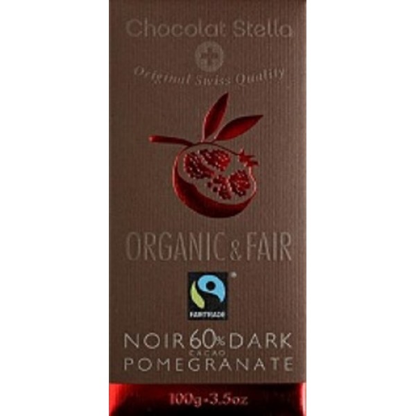 Stella Dark Chocolate-Pomegranate 100 gr