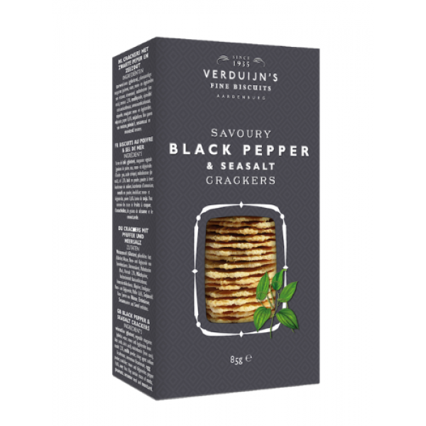 Verduijn's Biscuits Black Pepper 85 gr