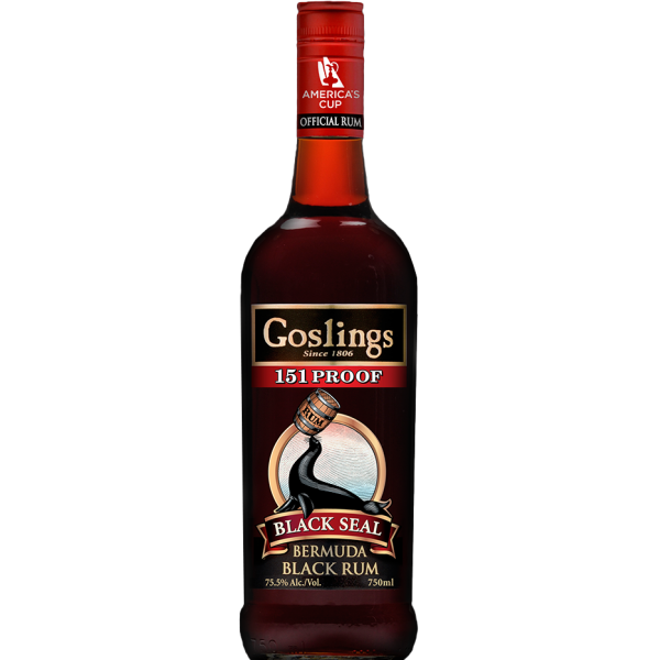Gosling's Black Seal 151 Proof Rum 0.70 LT