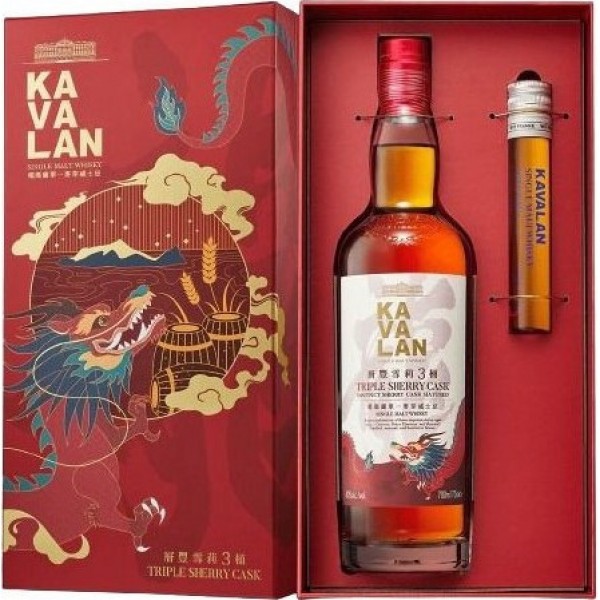 Kavalan Triple Sherry Cask 2024 Dragon Gift Box 0.70 LT