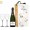 Tattinger Brut + 2 Glasses 0.75 LT